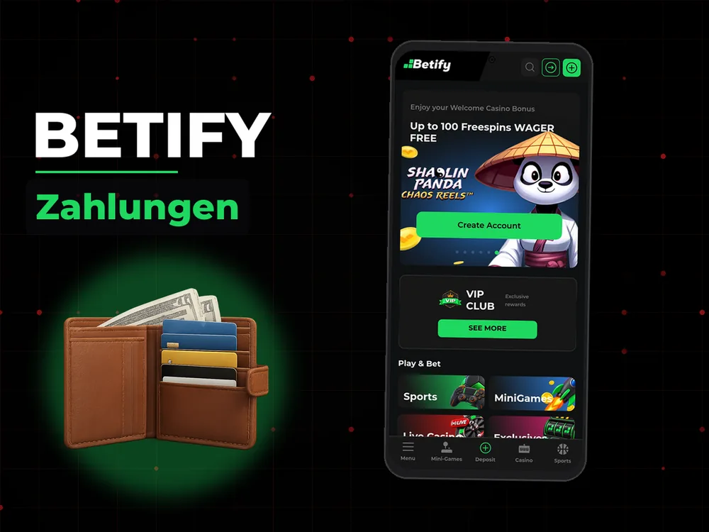 Betify - Zahlungen