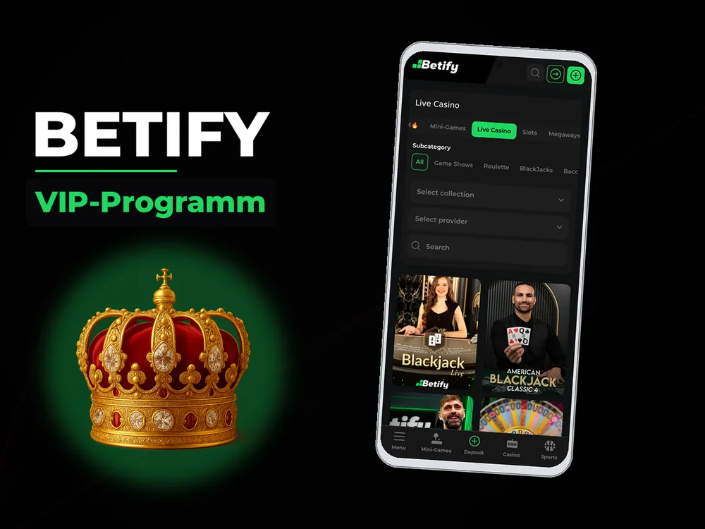 Betify - VIP-Programm