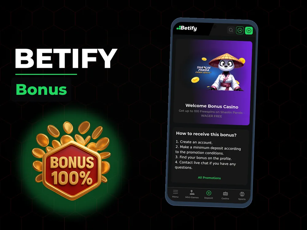 Betify - Bonus